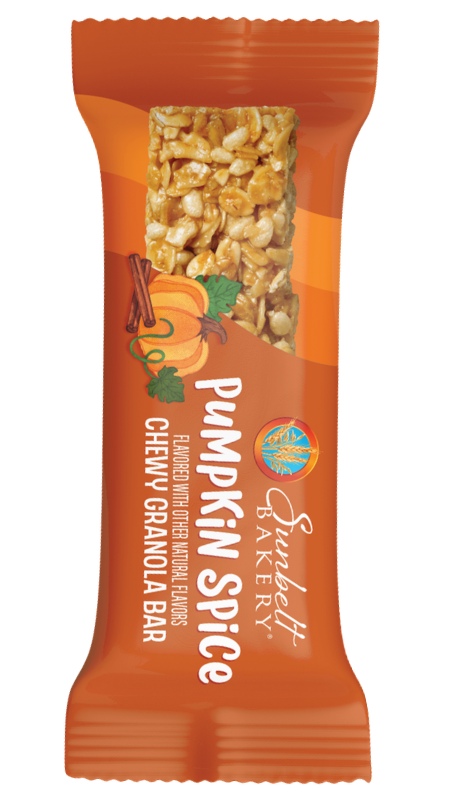 wrap of pumpkin spice chewy granola bars