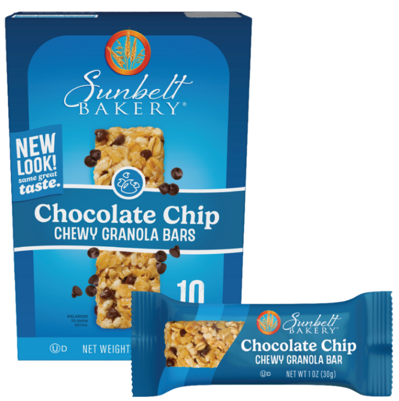 carton of oats and honey chewy granola bars