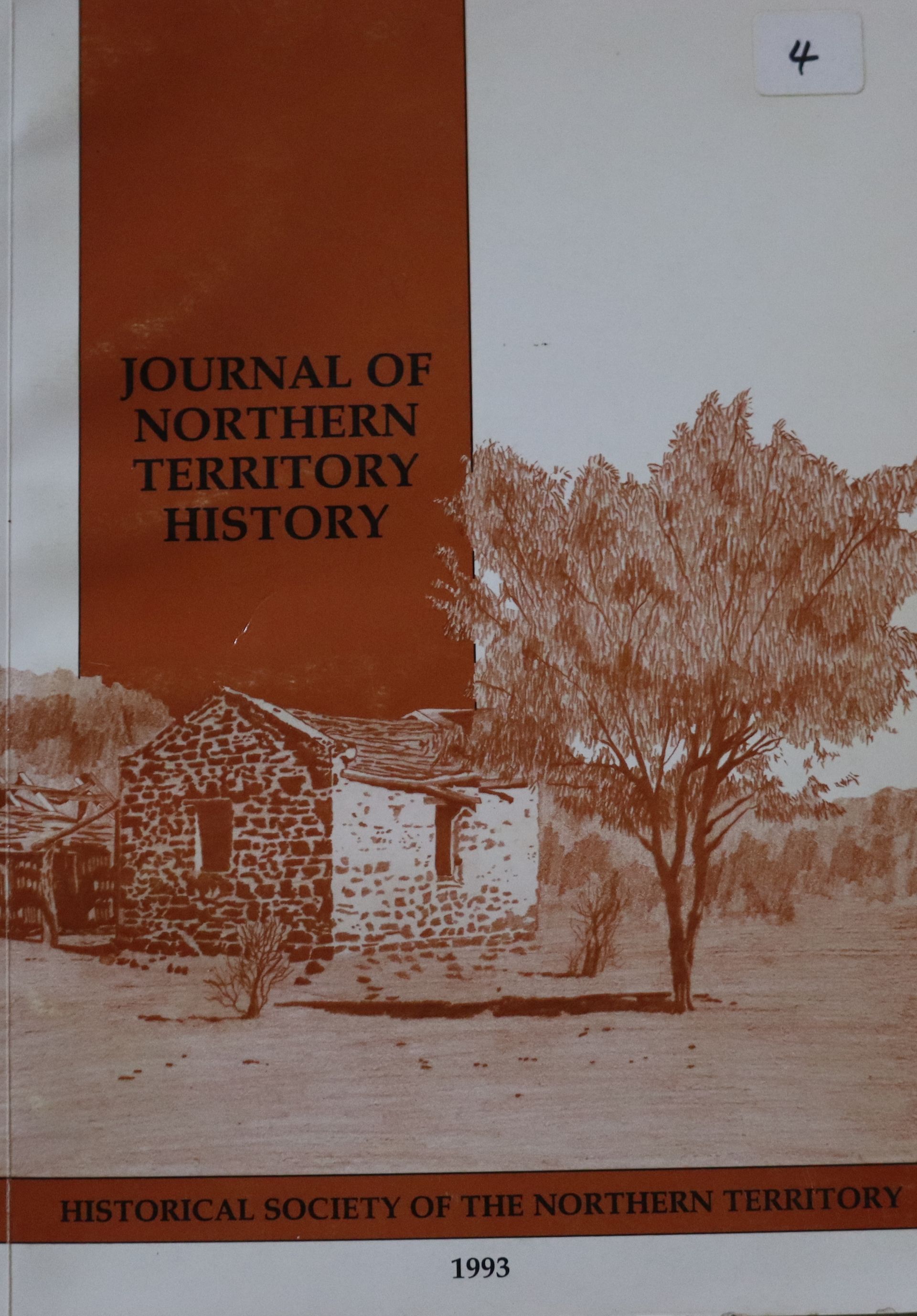 A book titled journal of northern territory history