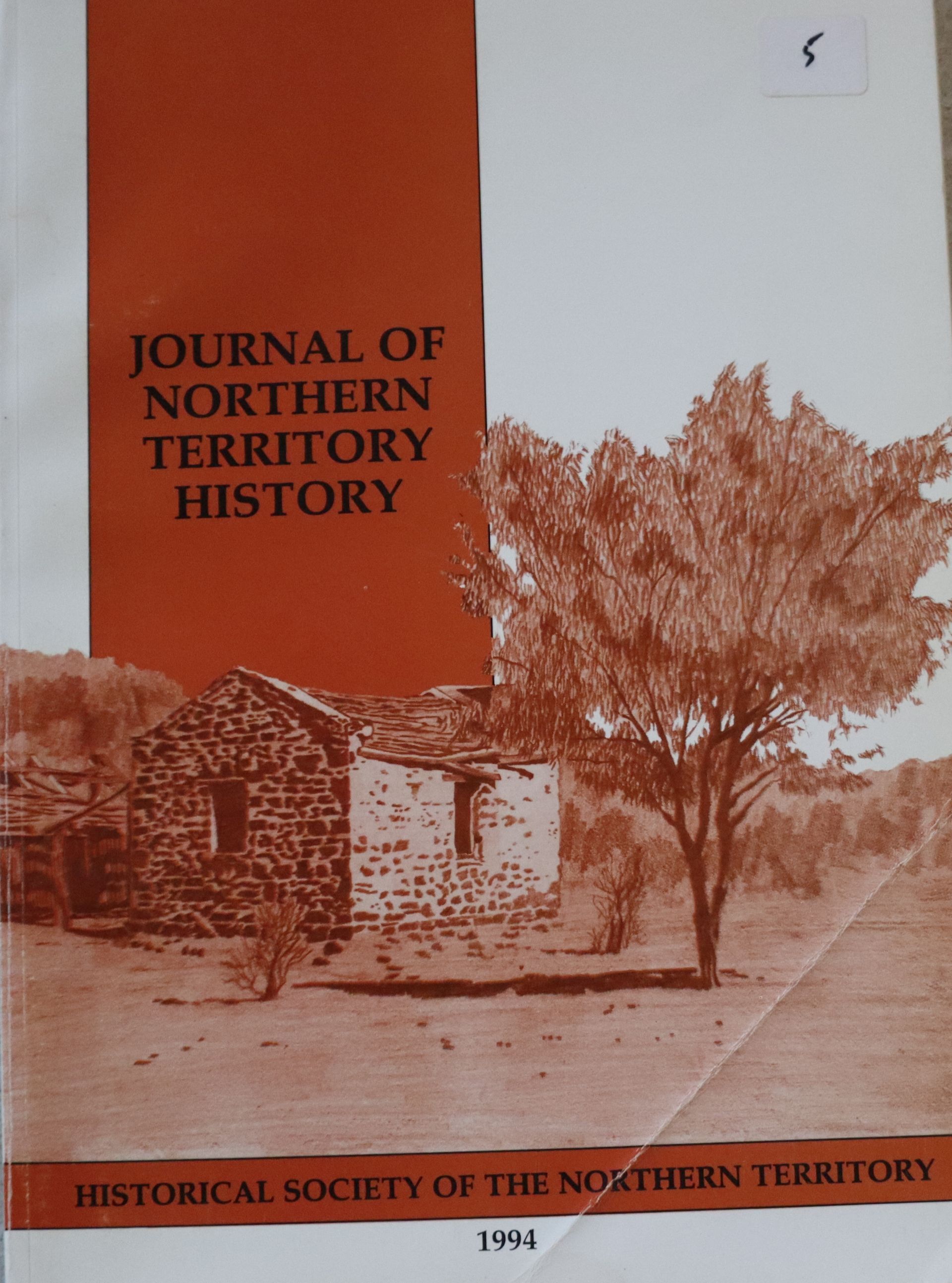 Journal of northern territory history historical society of the northern territory 1991