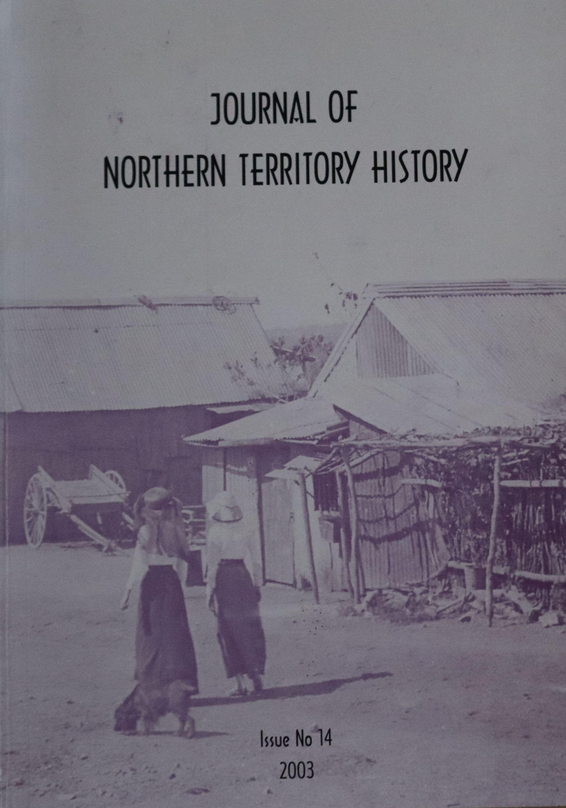 A book titled journal of northern territory history