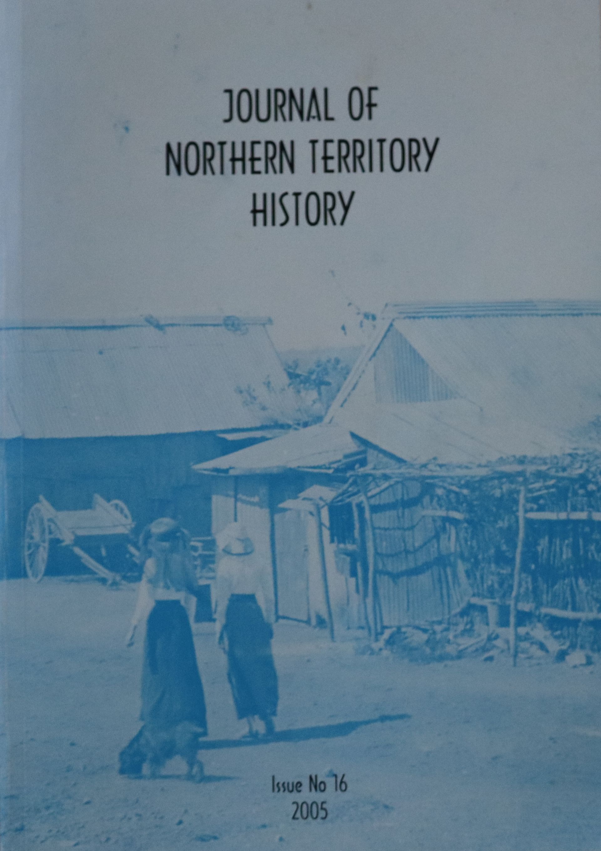 A book titled journal of northern territory history