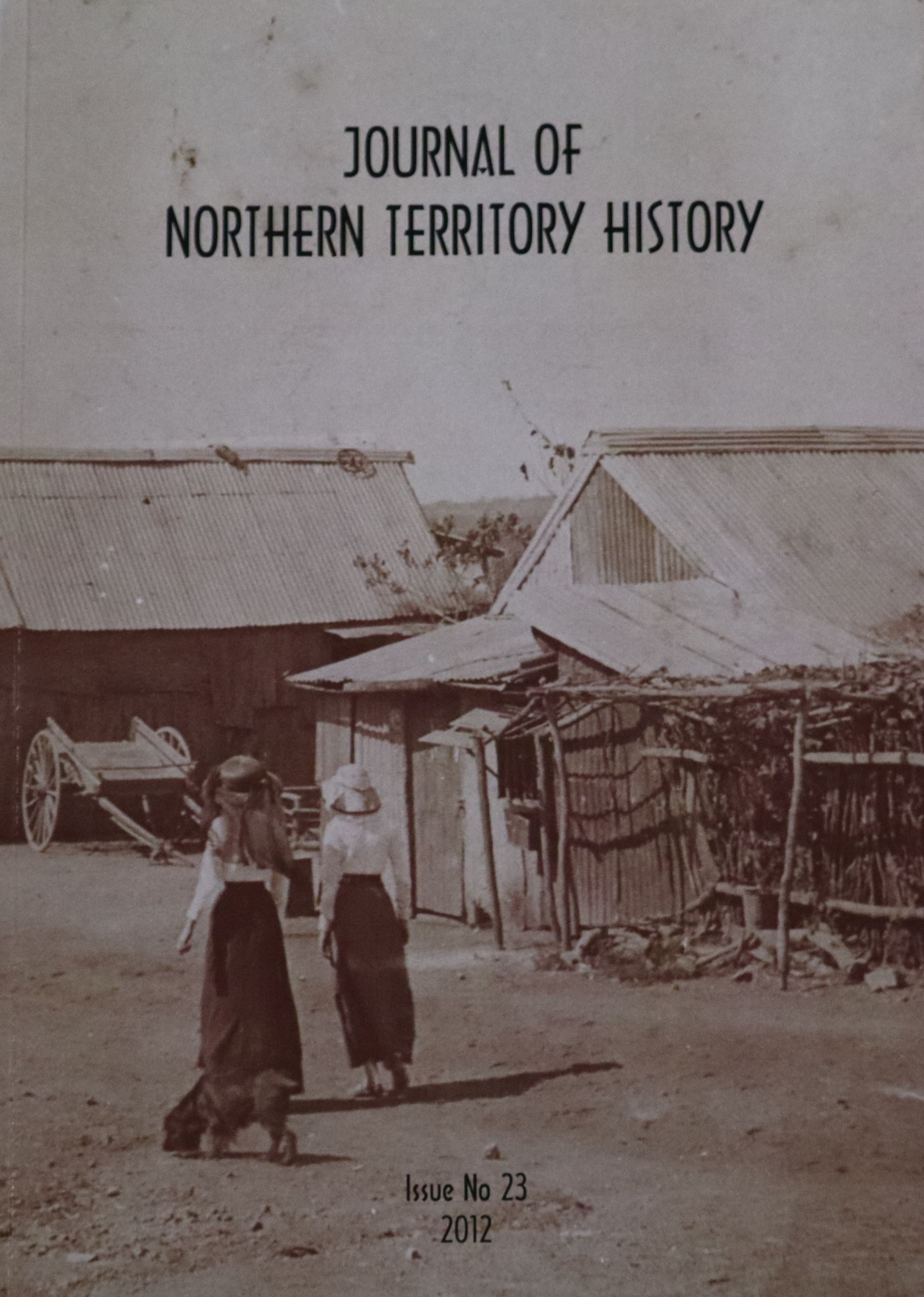 The cover of the journal of northern territory history