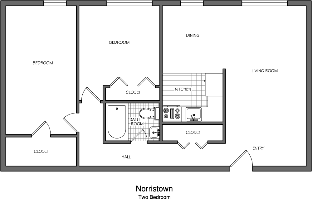 two bed