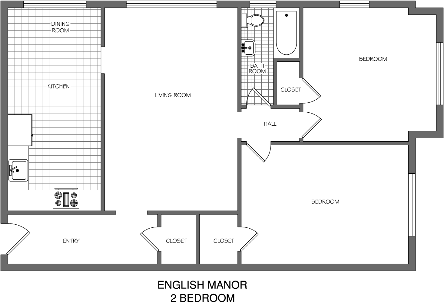 two bed
