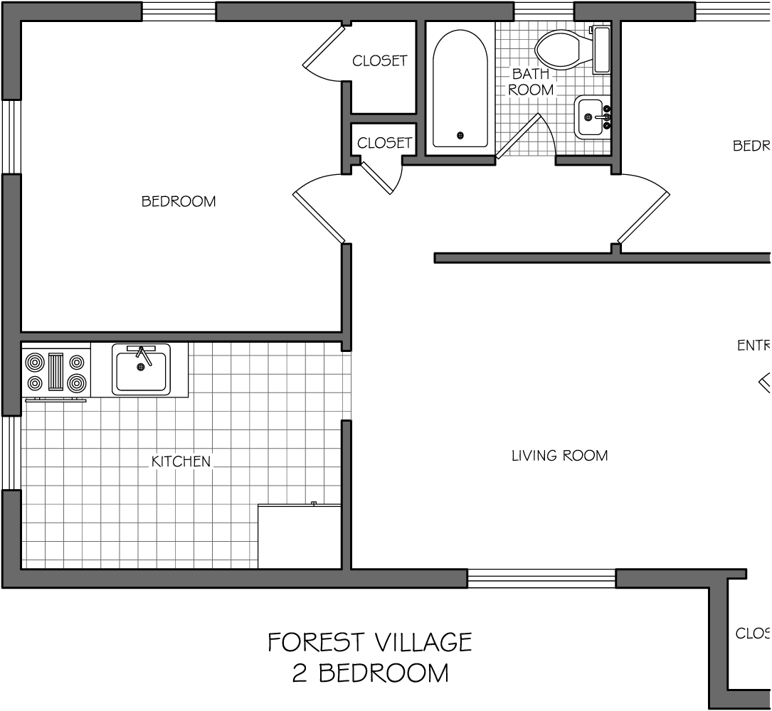 two bed