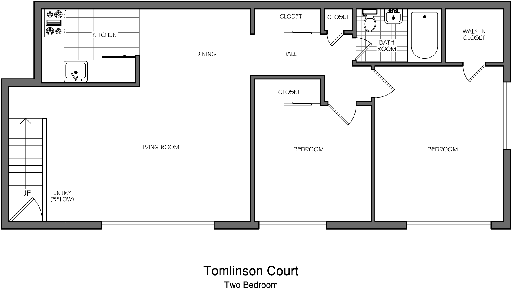 two bed