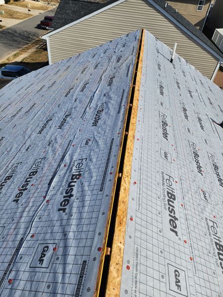 Roofing work