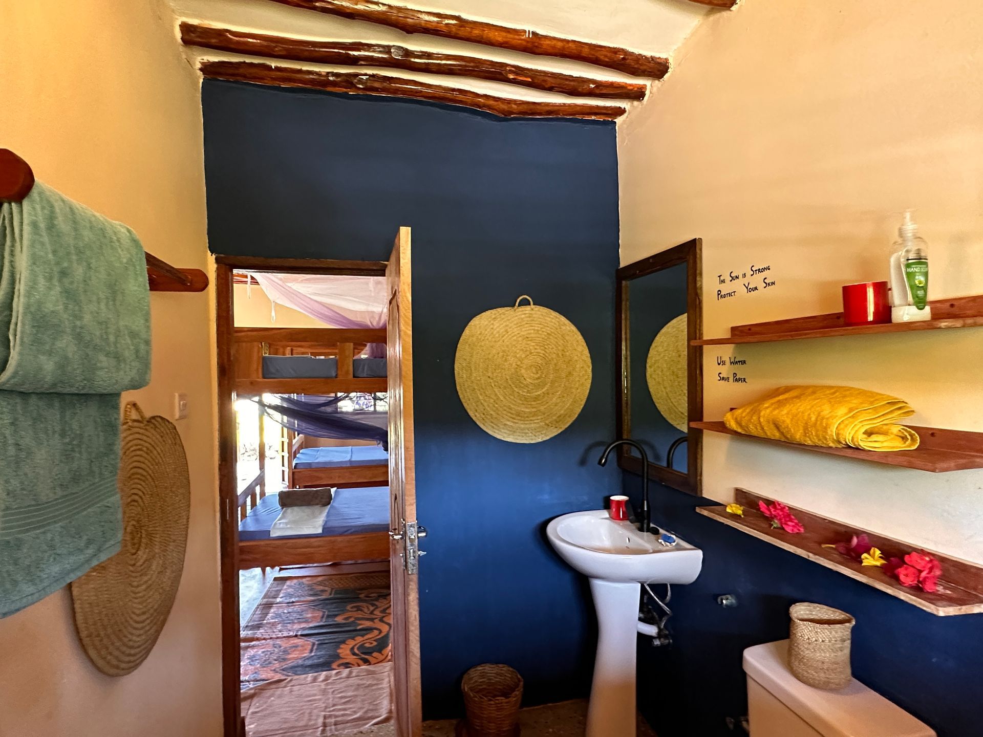 Bathroom of 6 bed dormitory