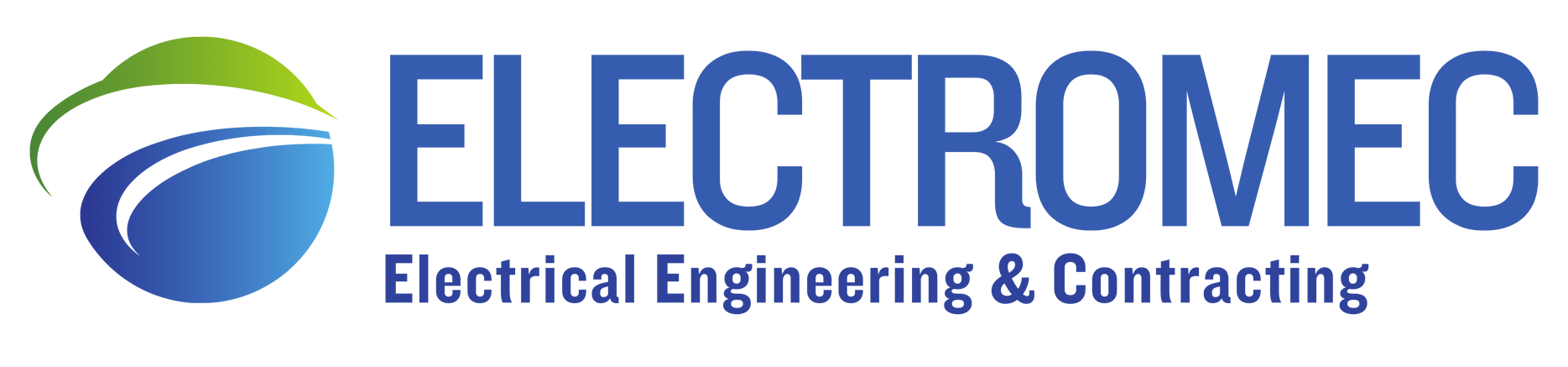 a logo for electromec electrical engineering and contracting