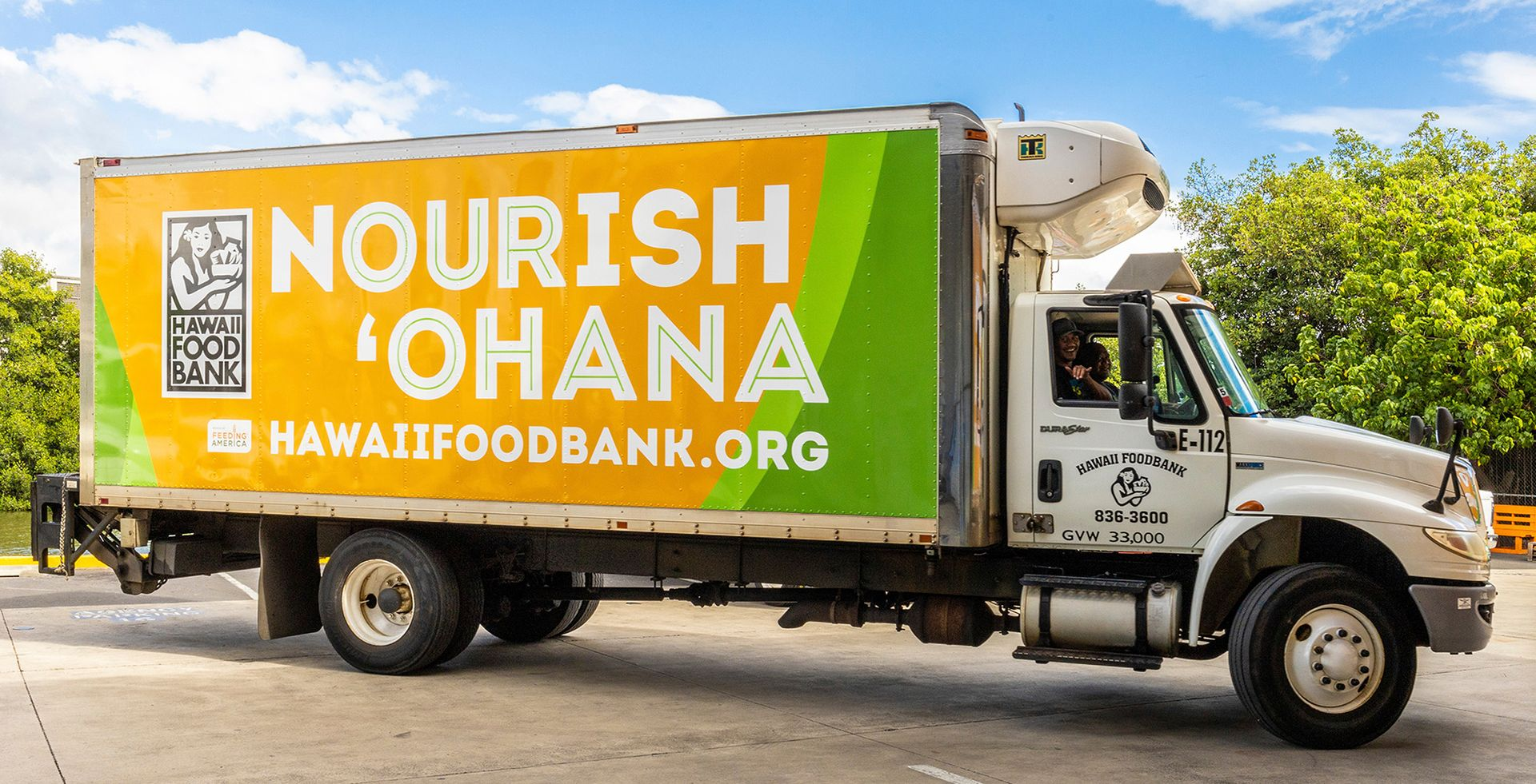 Hawaii Foodbank Box Truck Wraps in Hawaii