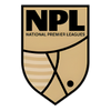 NPL logo: Shield-shaped, gold with black text 