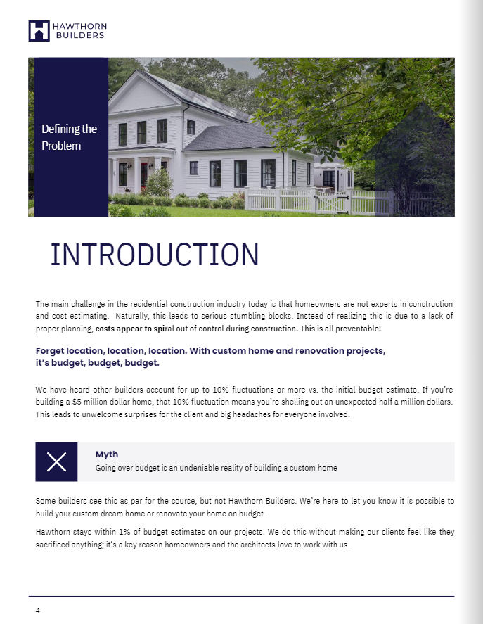 HAWTHORN BUILDERS BUDGET E-BOOK