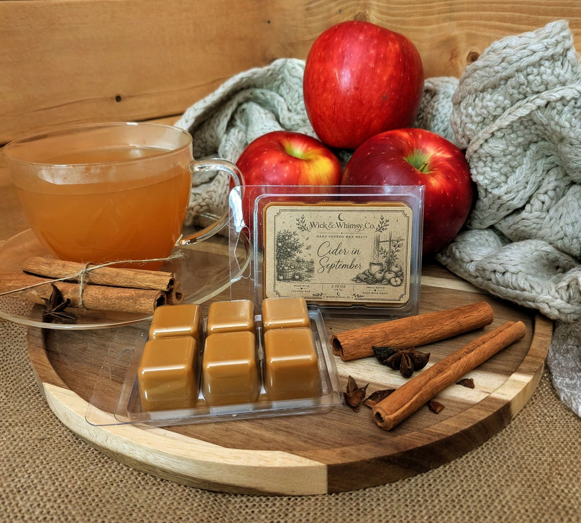 Cider in September Wax Melts 6pc