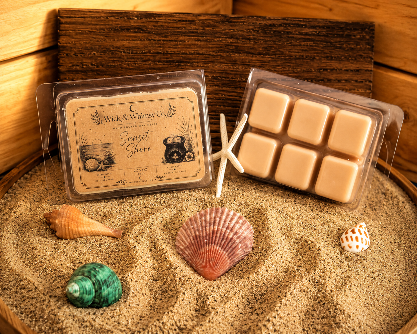 Sunset Shore Wax Melts 6pc