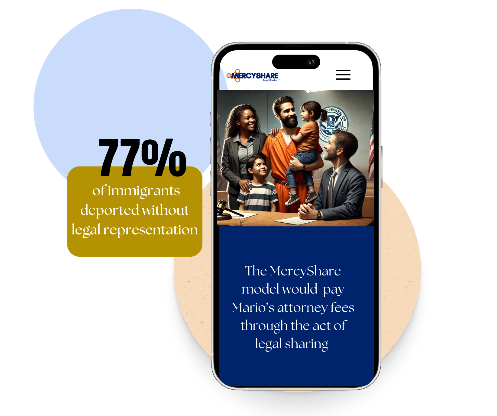 A cell phone with a picture of a family on the screen.