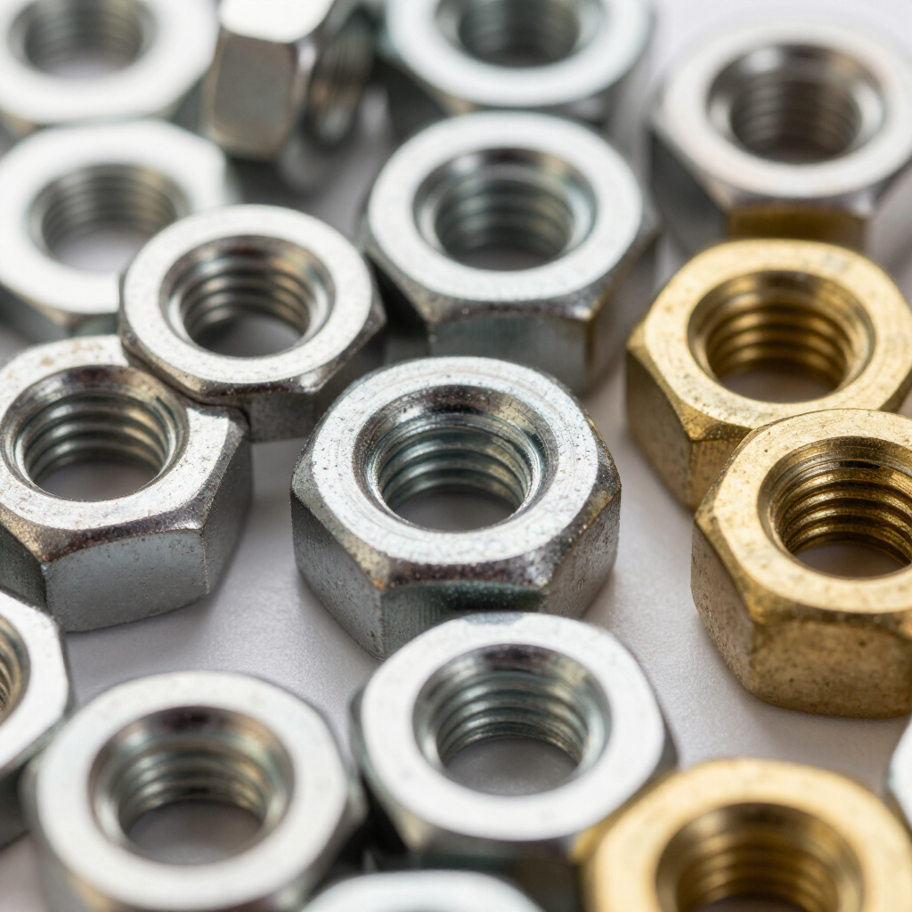 Tornillos y tuercas para selección industrial