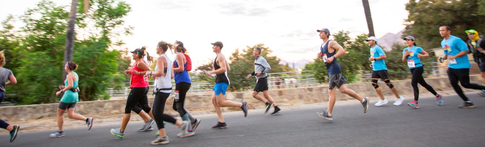 Ventura Marathon Runners on the course