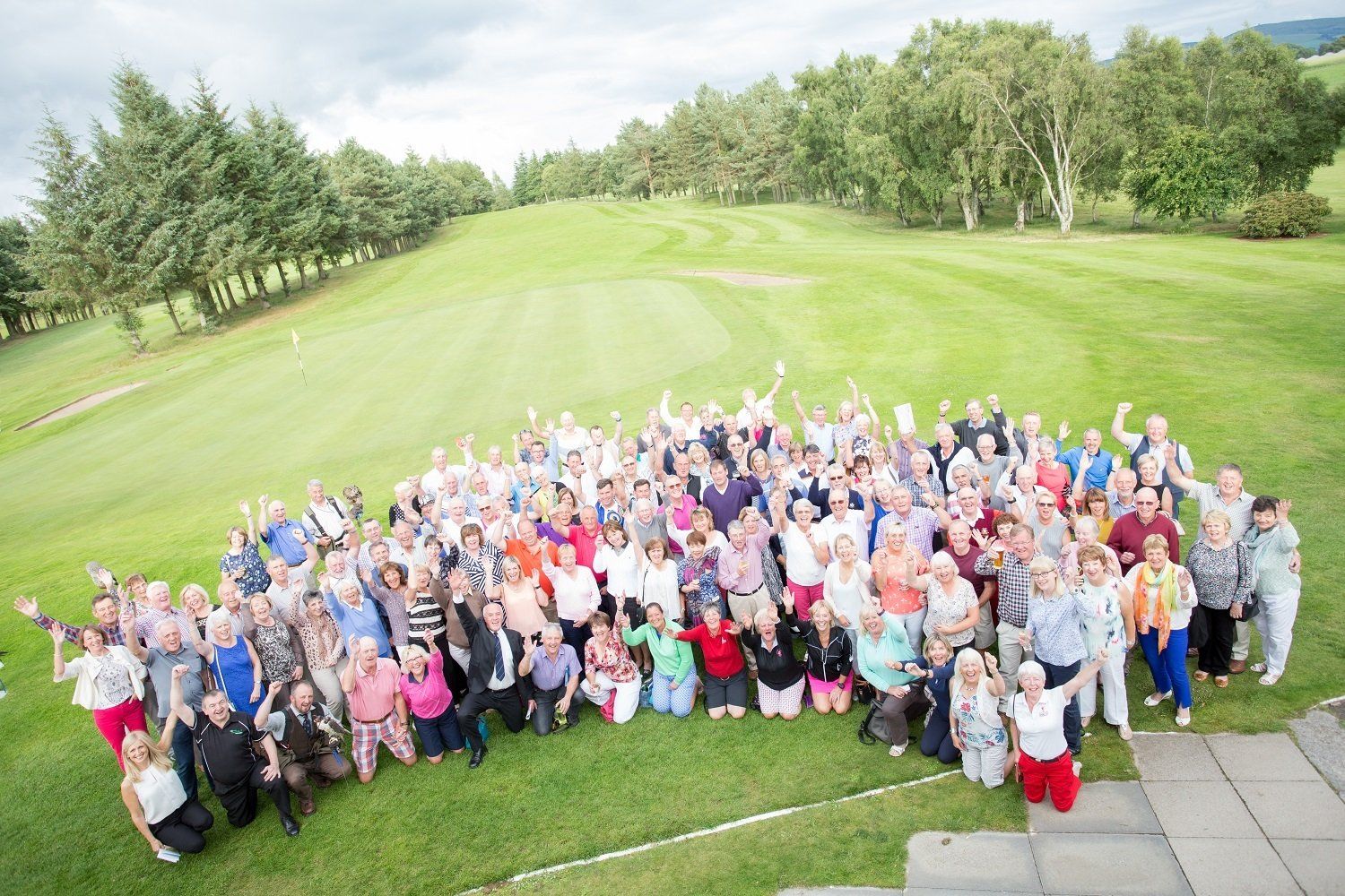 Players in pairs for the scottish challenge