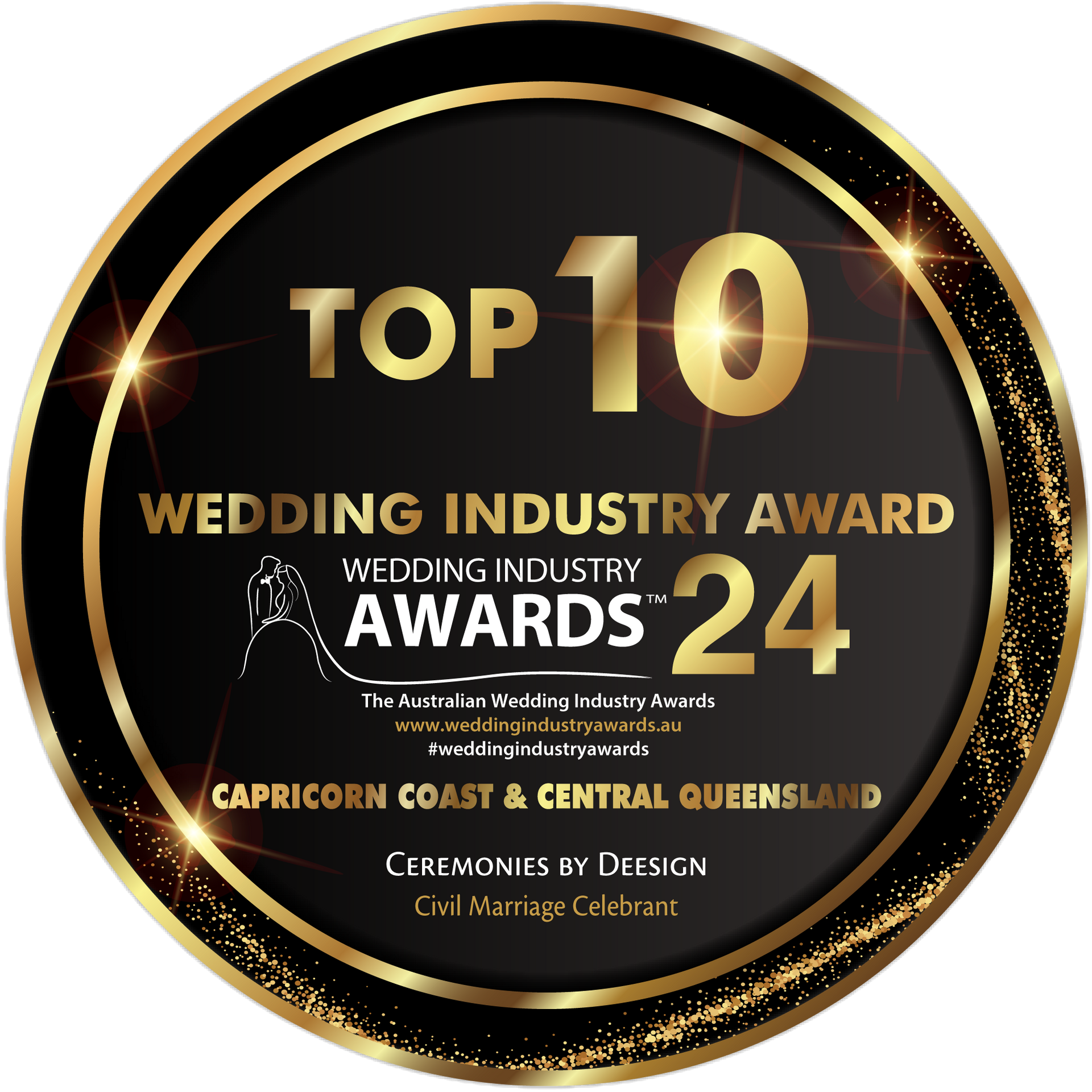 Top 10 Wedding Industry Award for Capricorn Coast and Central Queensland 