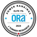 The logo for the power rankings elite 1% by j turner research