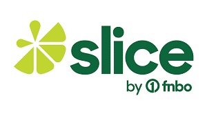 Logo for Slice by fubo: Green lime slice graphic next to the word
