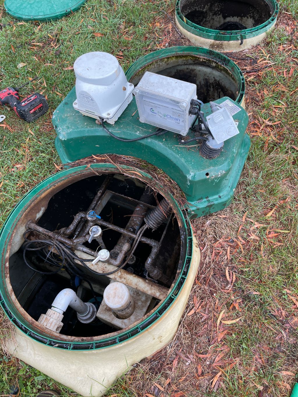 A Close Up of a Pipe With a Blue Valve on It — Elite Wastewater Solutions in Wingello, NSW