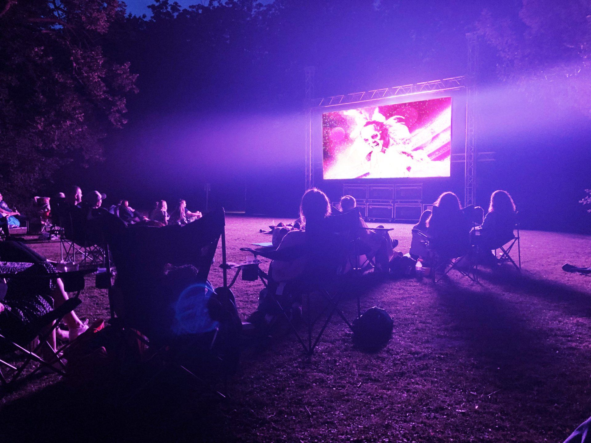 outdoor movie experience photo