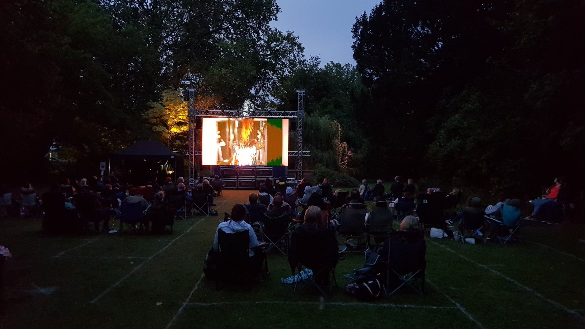 outdoor movie experience photo