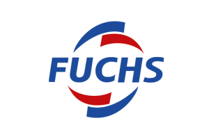 The logo for Fuchs, featuring the word