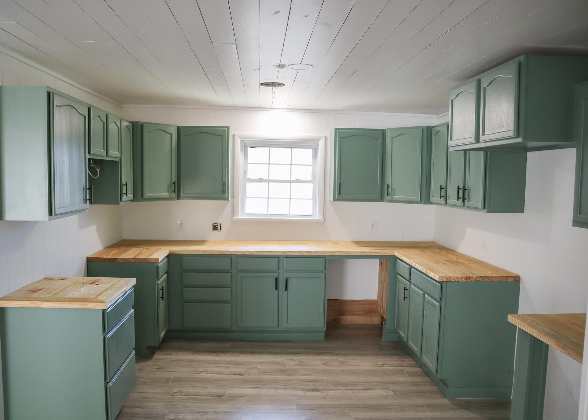 Green Kitchen Remodel by Ford Construction and Remodeling project photo