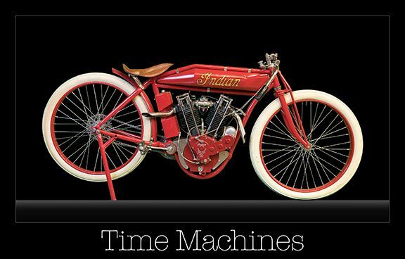 1916 Indian Board Track Racer (detail), photo by Tom Strongman