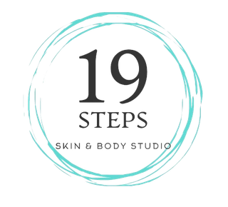 19 steps skin & body studio logo