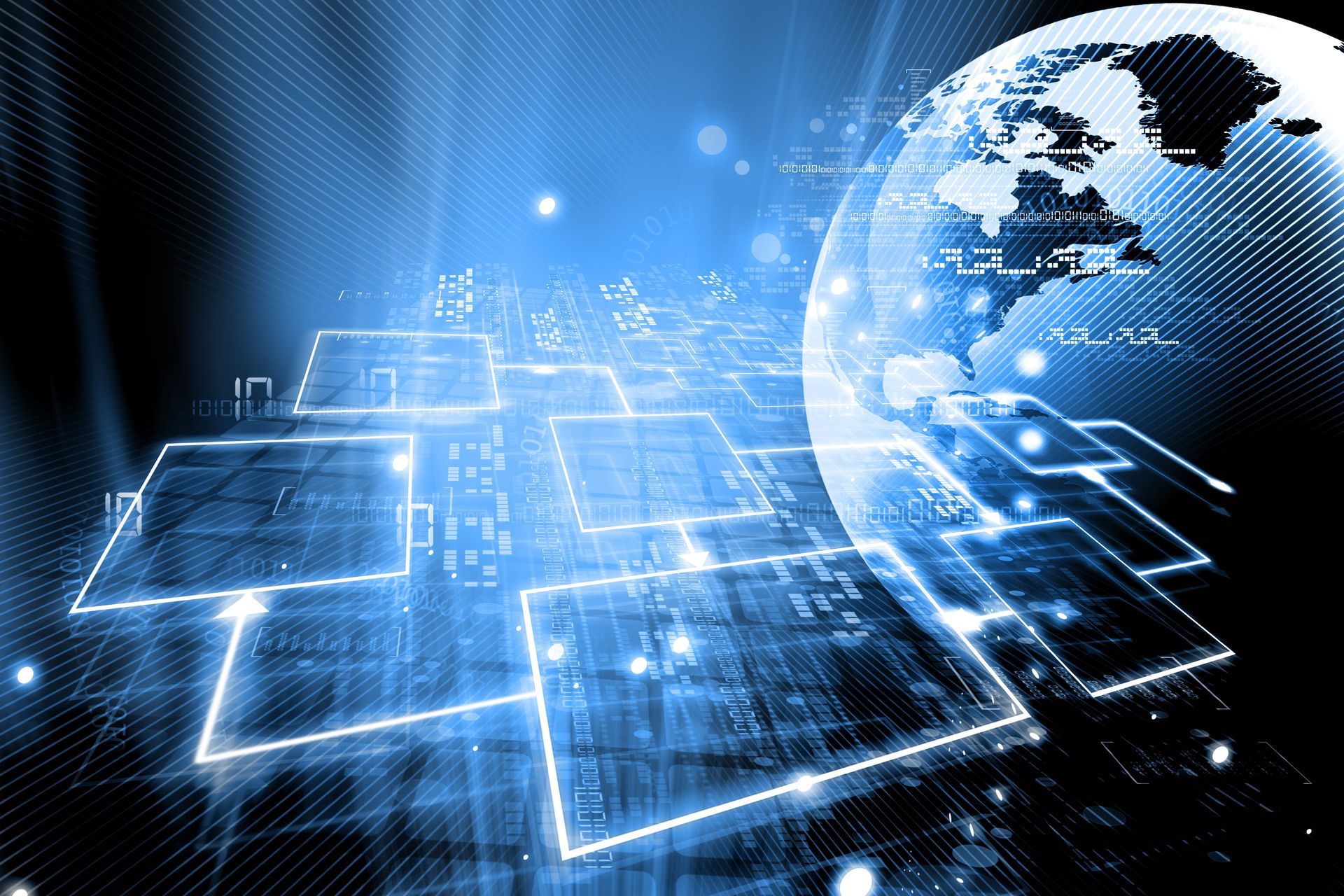 Global business network.