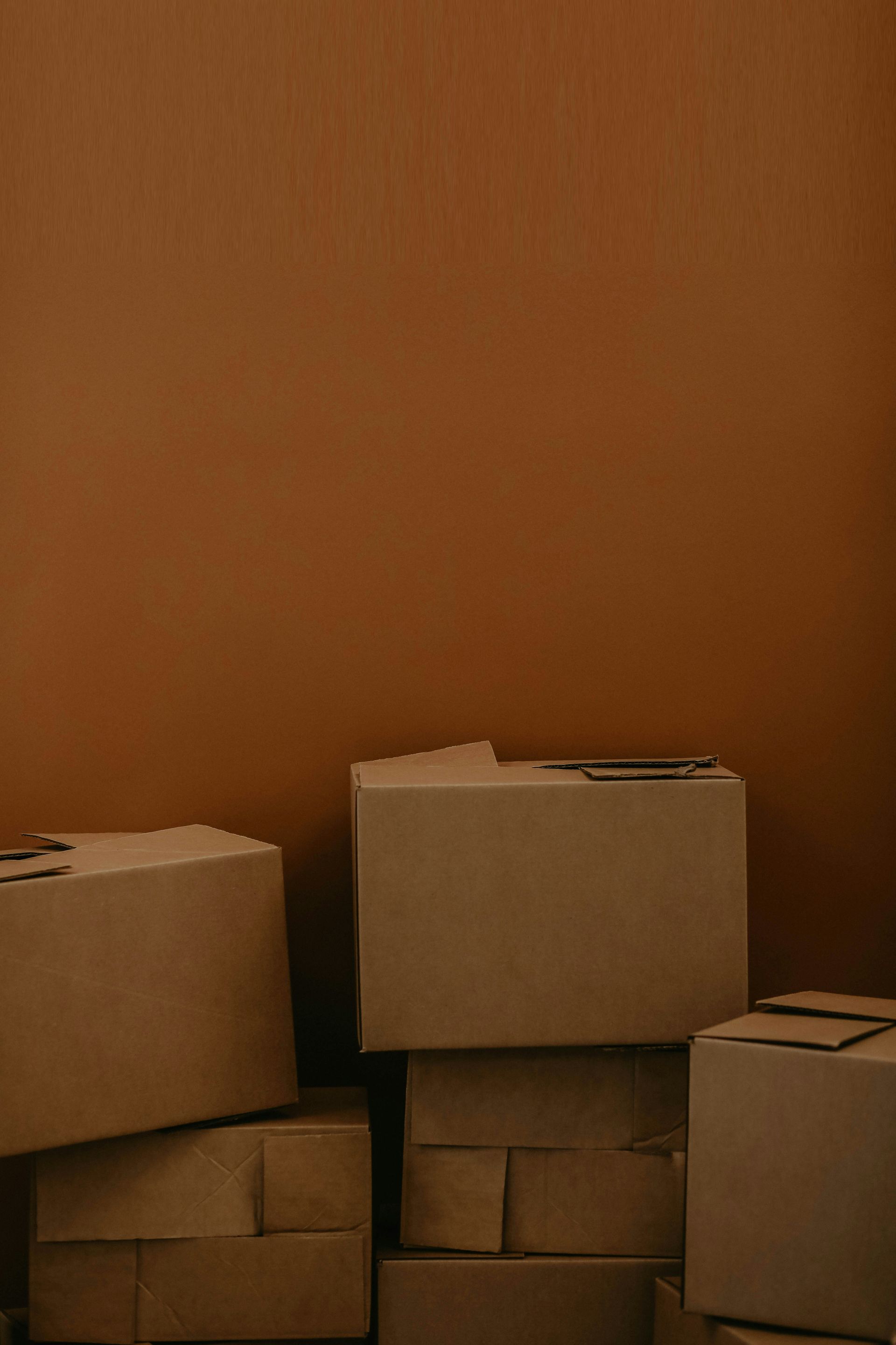 Moving boxes to be stored in a storage unit