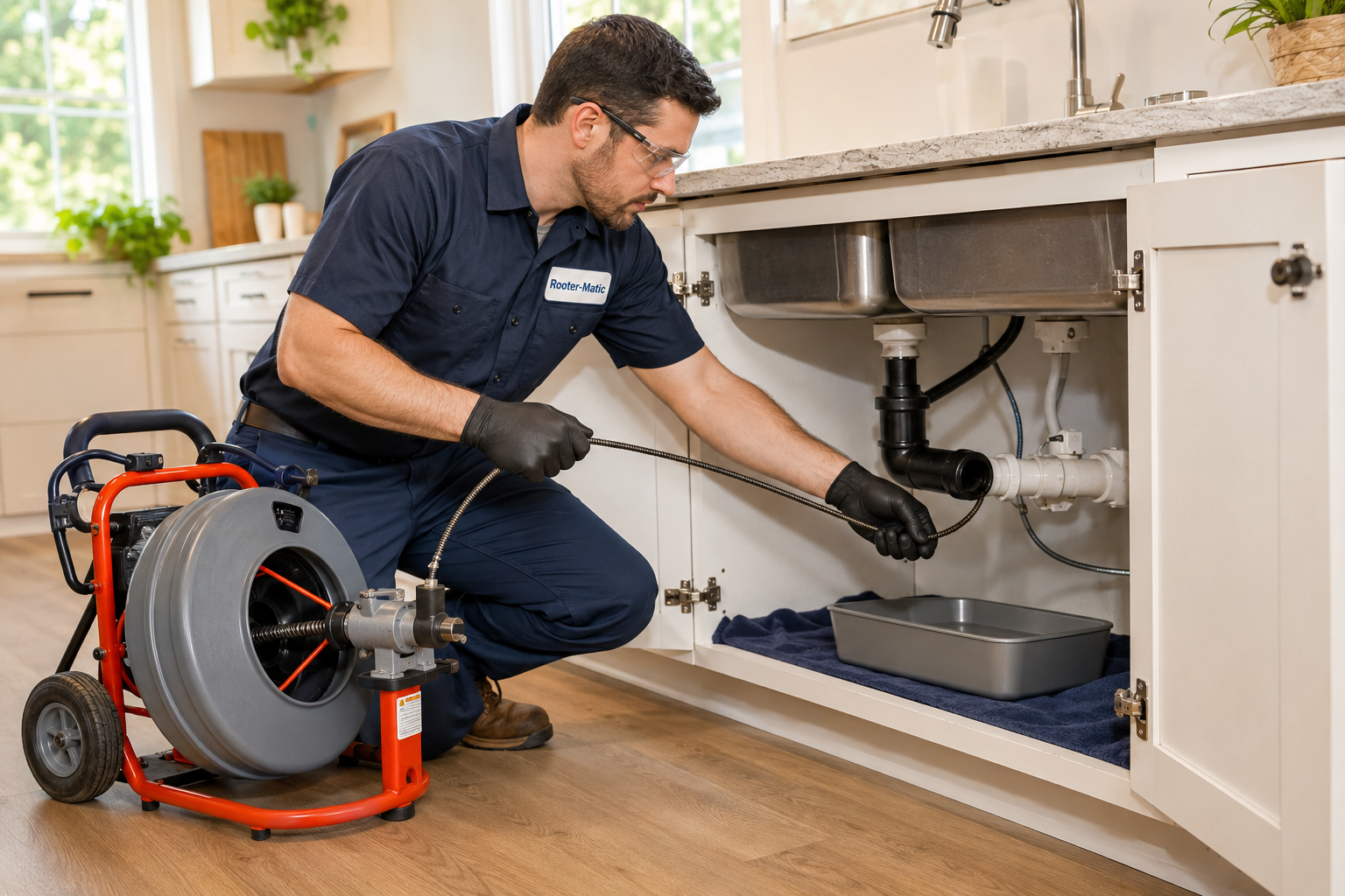 Kitchen Drain Cleaning — Pekin, IL — Rooter-Matic Sewer Drain and Septic
