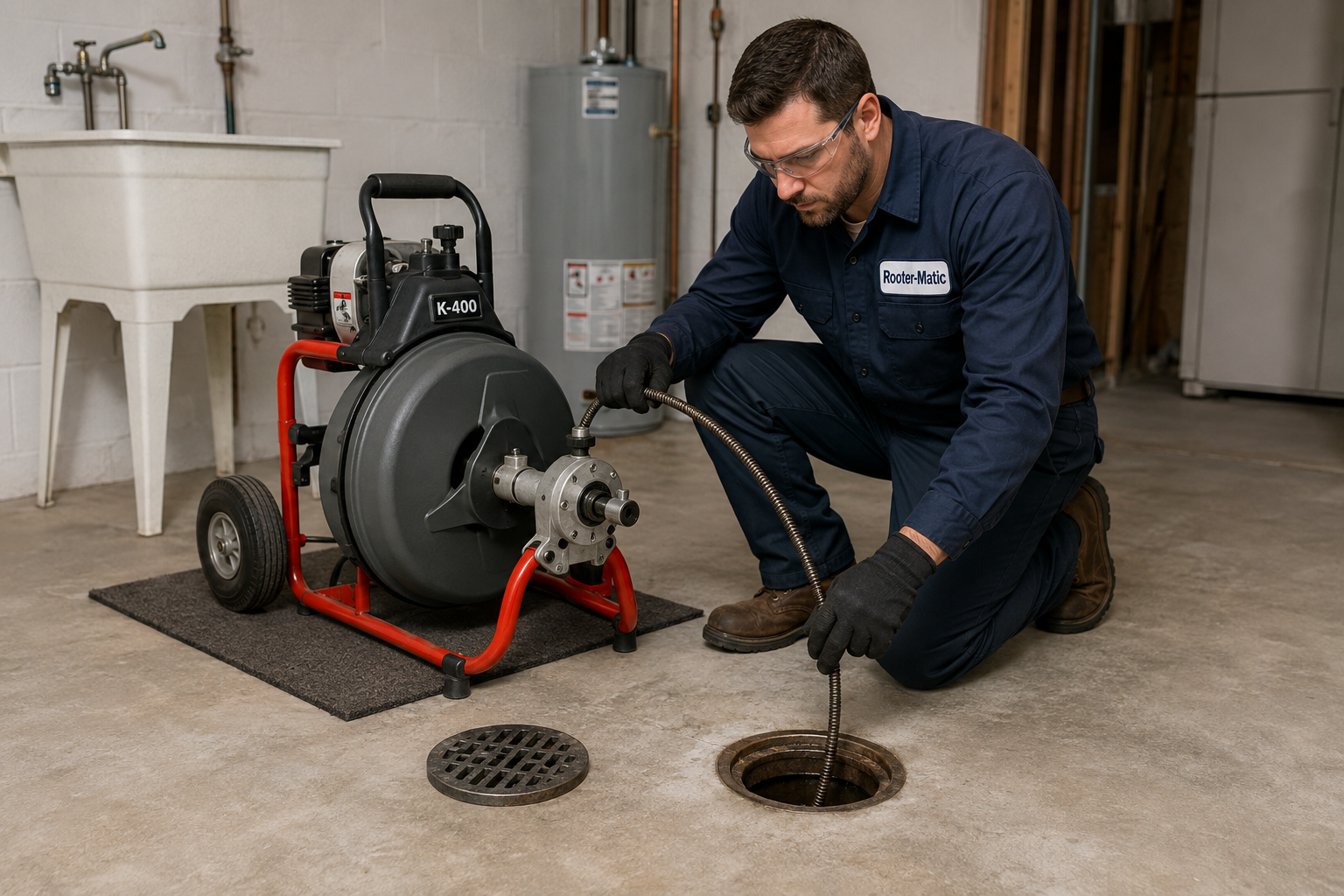 Floor Drain Cleaning — East Peoria, IL — Rooter-Matic Sewer Drain and Septic