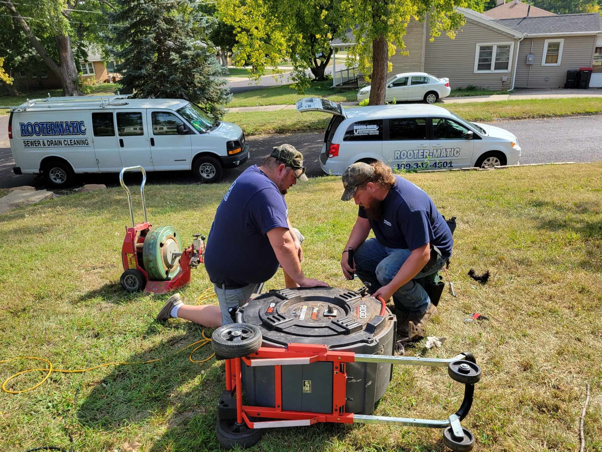 Drain Cleaning — Peoria, IL — Rooter-Matic Sewer Drain and Septic
