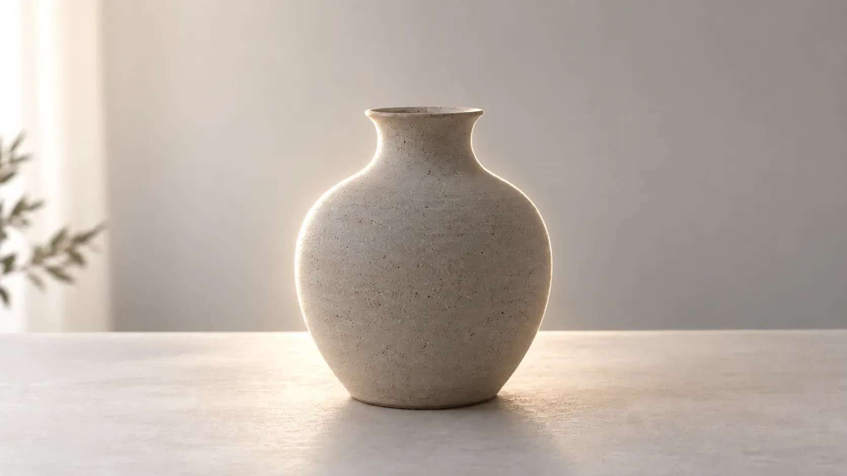 AI image of a ceramic object lit mainly from behind, creating a bright rim of backlight around its edges