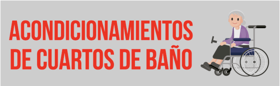 duchas adaptadas para personas mayores y baños adaptados para discapacitados