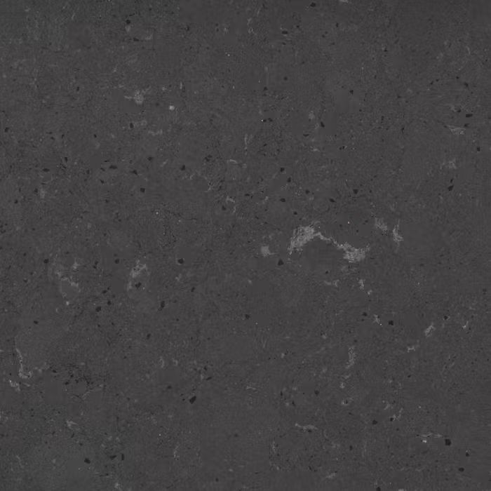 Un primer plano de una encimera de granito negro.