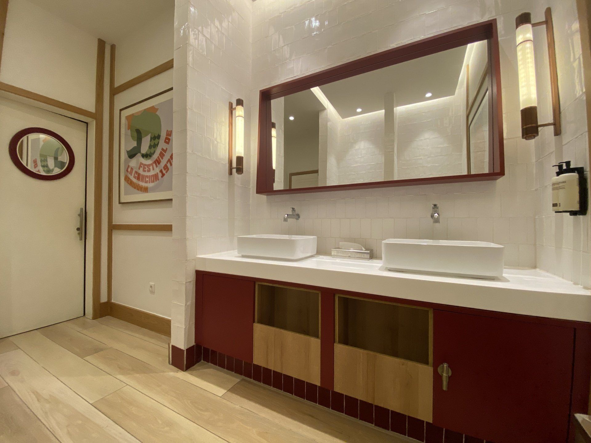 Baños luminosos
