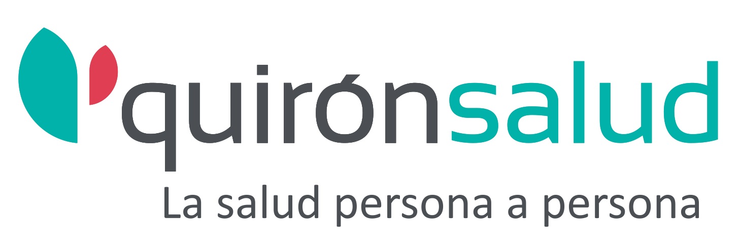 A logo for quiron salud la salud persona a persona