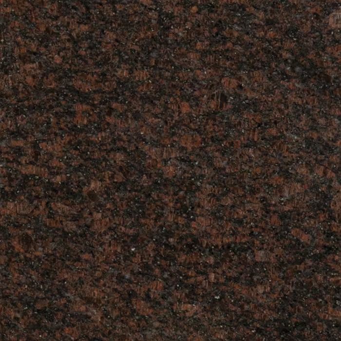 Un primer plano de una encimera de granito marrón