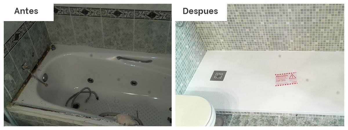 reformas de baño en Cartagena y cambio de Bañera por ducha