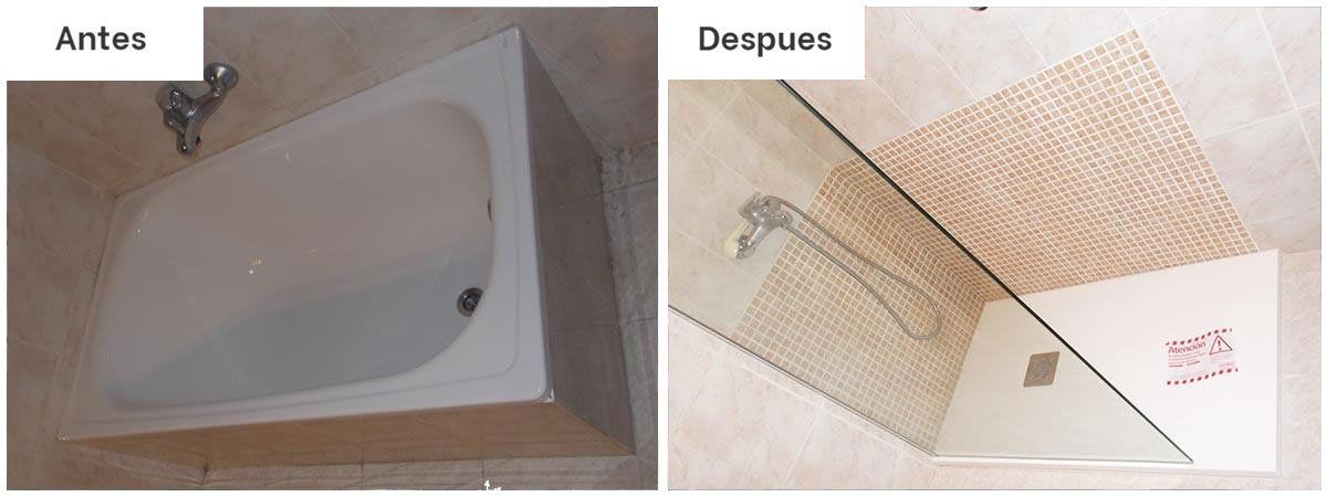 Cambiar bañera por ducha en Jávea