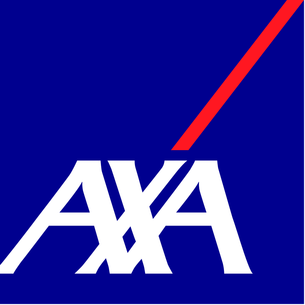 Un logo AAA azul y blanco con una flecha roja.