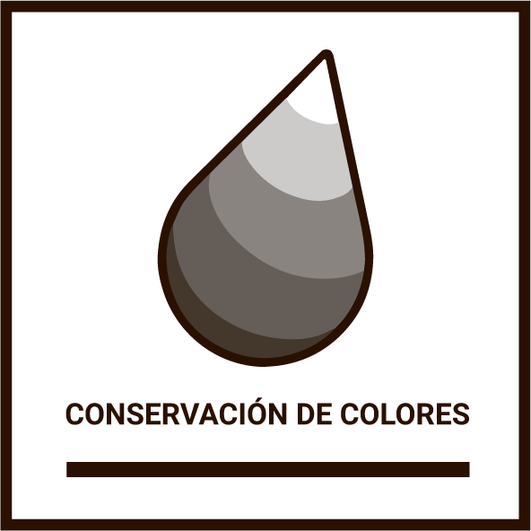 Icono de que los platos conservan el color