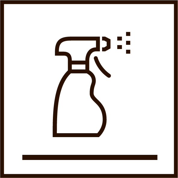 Icono de que los platos son faciles de limpiar