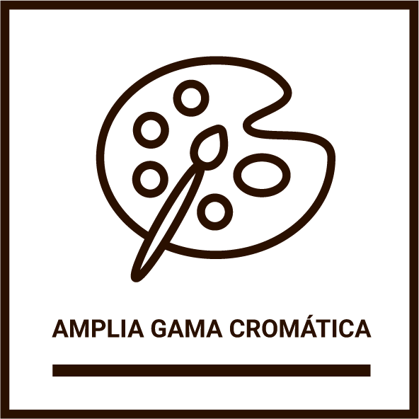 Icono de amplia gama de colores